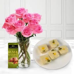 Pink Roses N Sweet Temptations 1