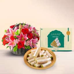 Charming Floral Delight with Kaju Rolls 1