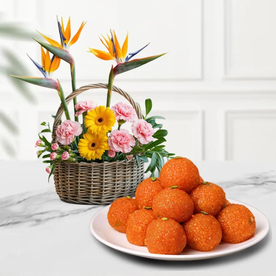 Exotic Floral Symphony with Sweet Indulgence