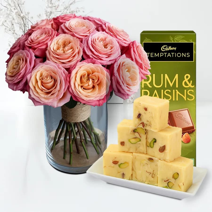 Blissful Roses N Sweet Treats