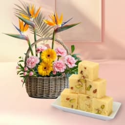 Fresh Flowers N Sonpapri Surprise 1