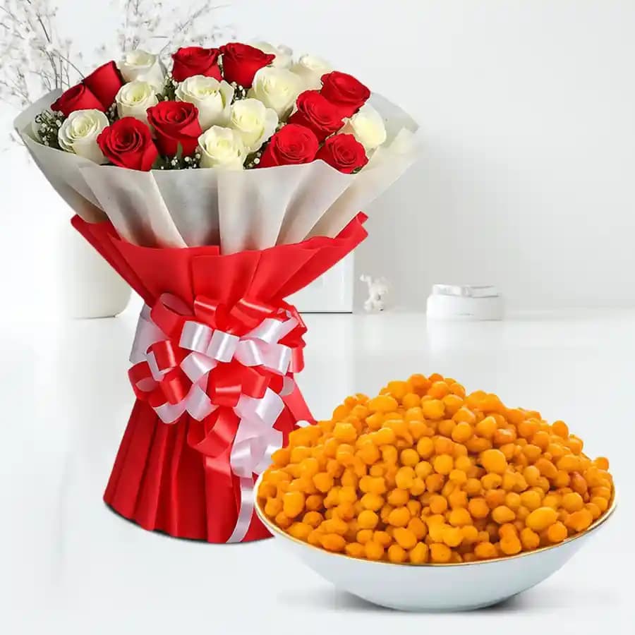 Roses & Festive Bundi Bliss