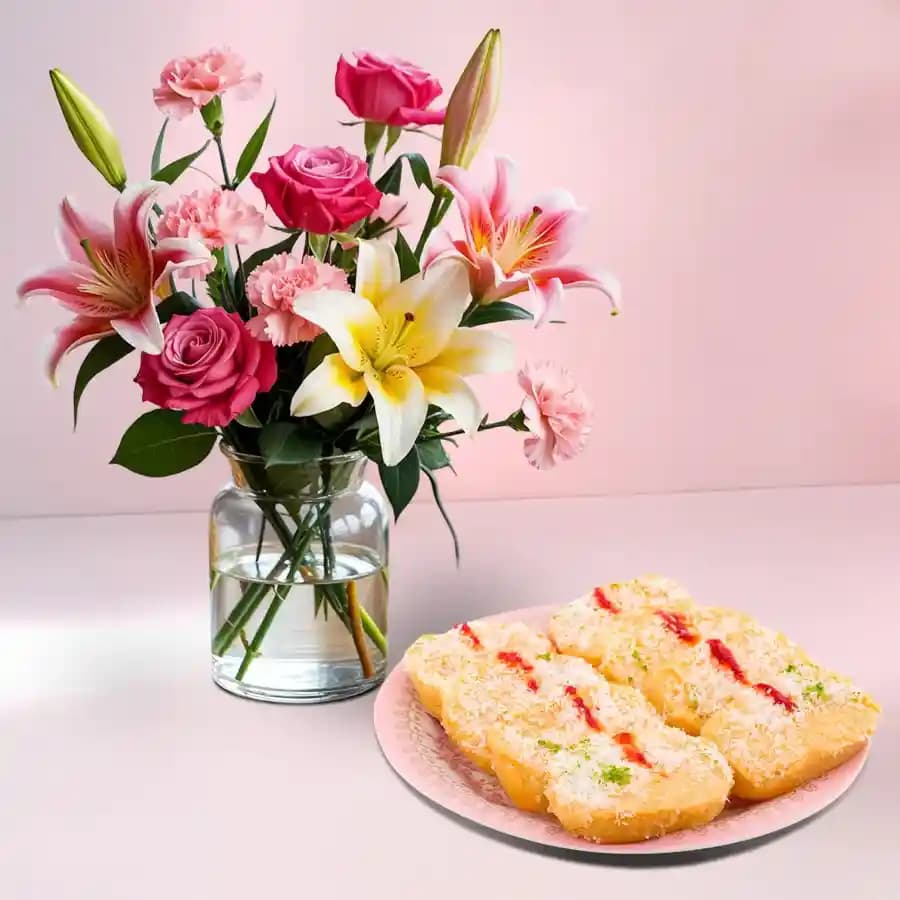 Garden Serenity with a Sweet Treat