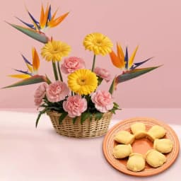 Delightful Mixed Flowers N Gurer Talsash Duo 1