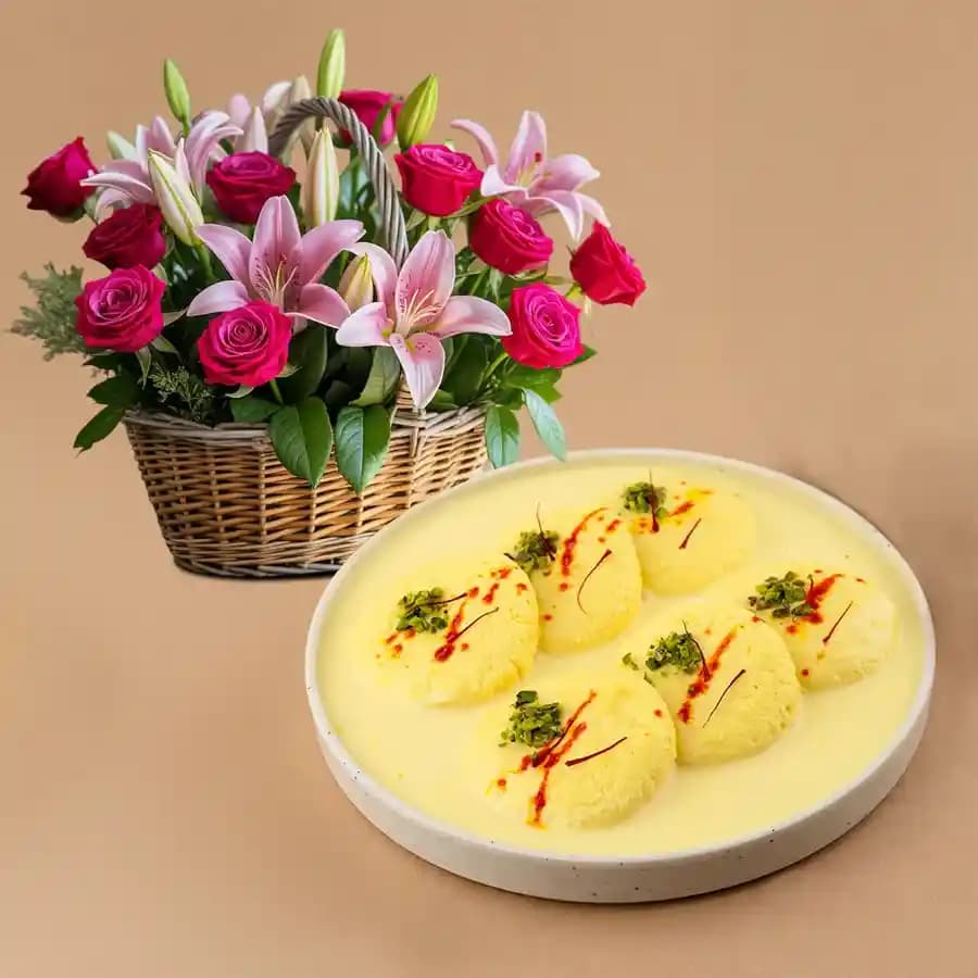 Radiant Bloom and Creamy Delight