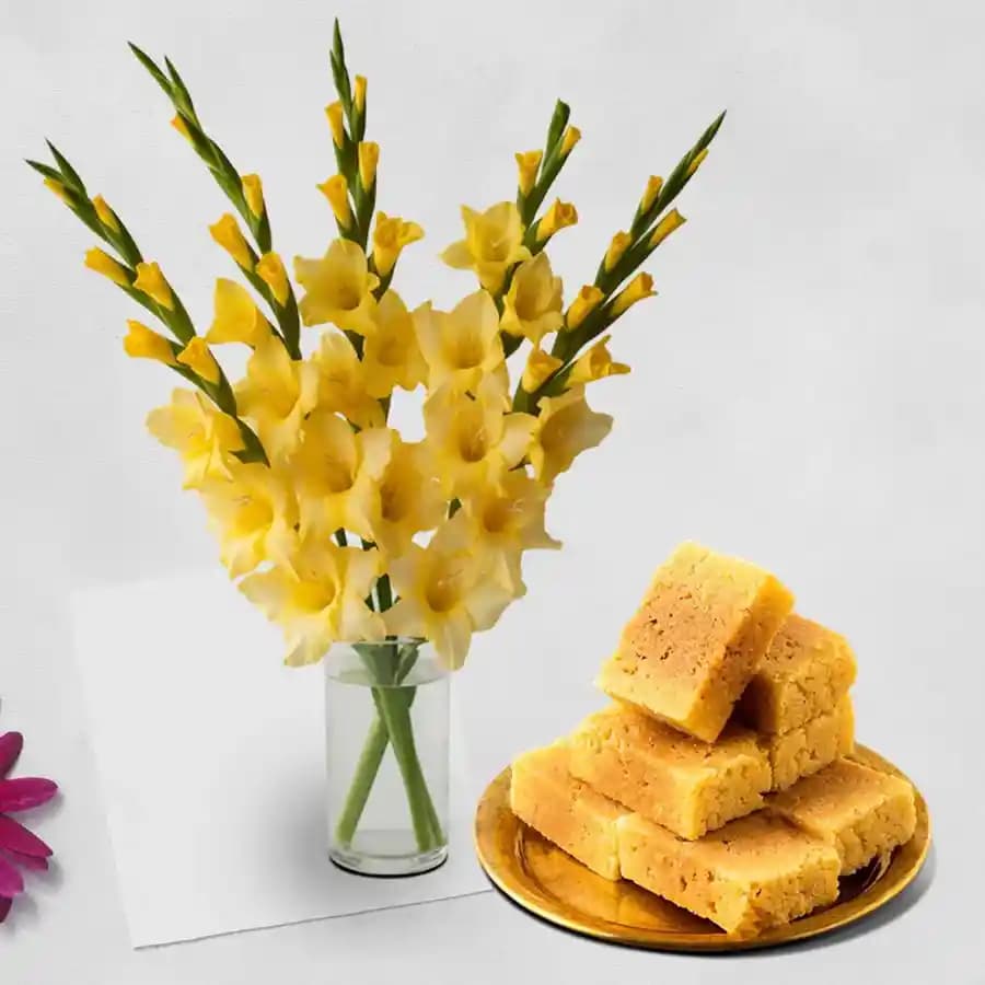 Sunshine Serenade: Gladiolus & Sweet Temptation