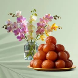 Orchid Bliss with Delectable Gulab Jamoon 1