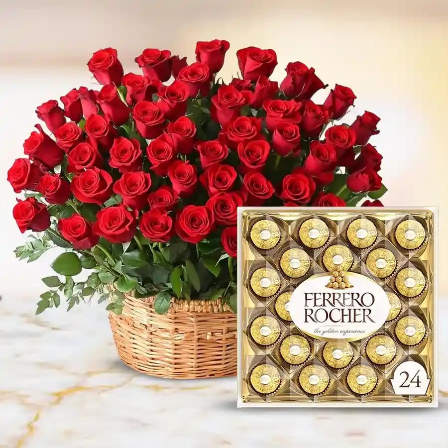 Eternal Bloom with Chocolate Delight