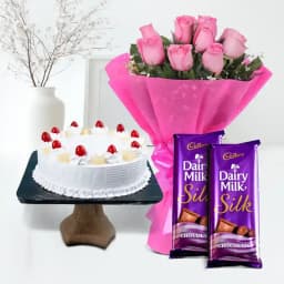 Tropical Delight Cake and Floral Surprise 1