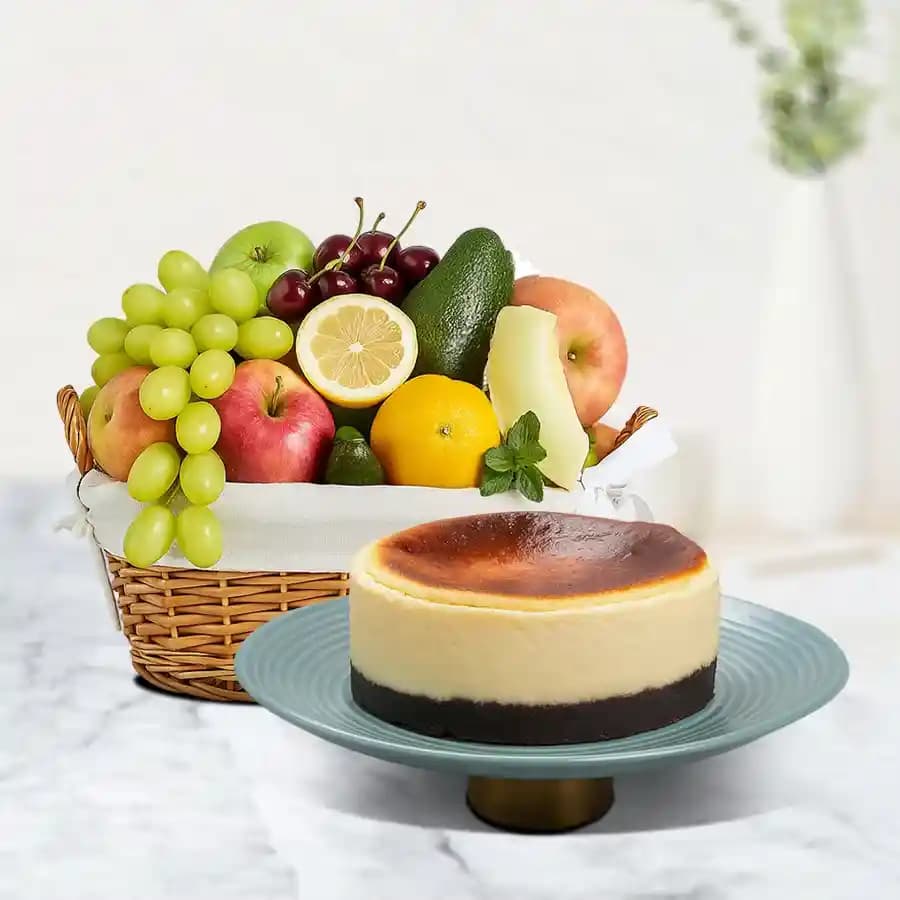 Decadent Cheesecake & Fresh Fruit Extravaganza