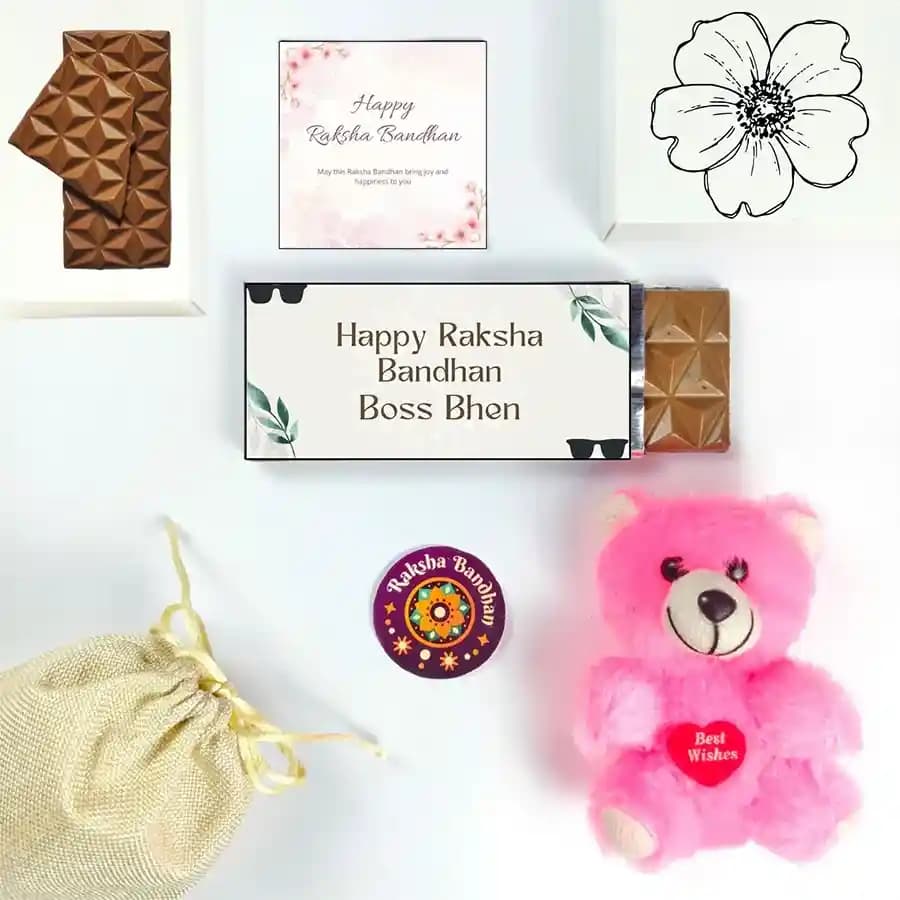 Sisterly Love Rakhi Gift Combo
