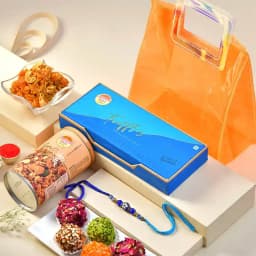 Elegant Rakhi Delight with Sweets 1