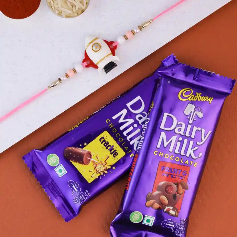 Cosmic Adventure Rakhi Set for Kids