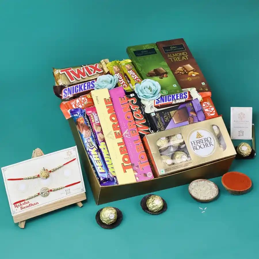 Choco Delight Rakhi Gift Set