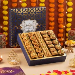 Exquisite Diwali Delight Baklava Box 1