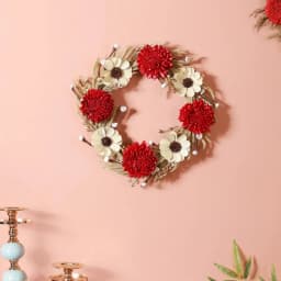 Elegant X Mas Doorway Floral Accent 1