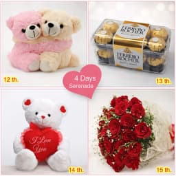 4 Day Surprise Serenade Continue Surprising your Valentine on 15th too ! 1