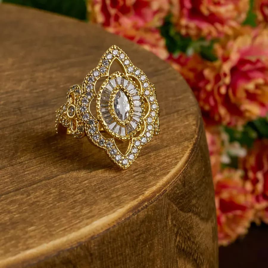 Stunning Marquise Shimmer Ring