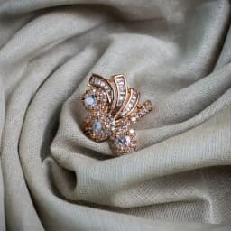 Glistening Gemstone Halo Ring 1