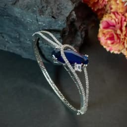 Navy Elegance: Silver Cuddle 1