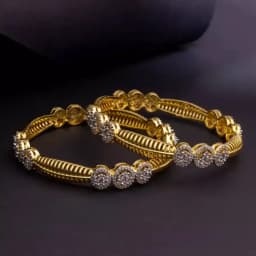 Exquisite Botanical Bangle Ensemble 1