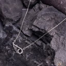 Celestial Wing Charm Necklace 1