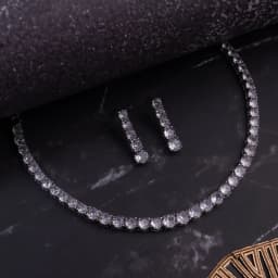 Stunning Diamond Accent Necklace Set 1