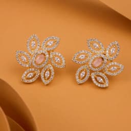 Rose Petal Chic Stud Earrings 1