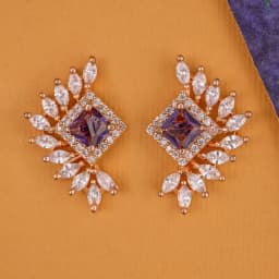 Amethyst Blossom Studs 1