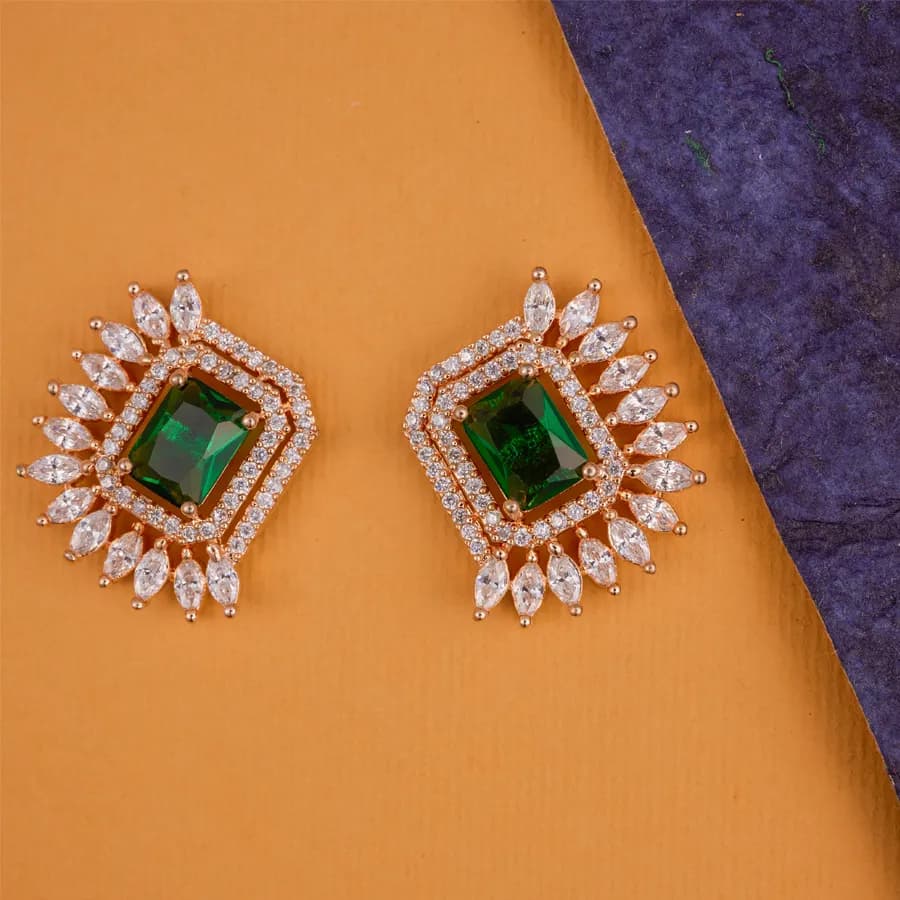 Emerald Radiance Studs