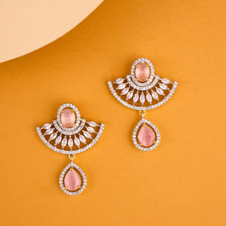 Petal Charm Drop Earrings