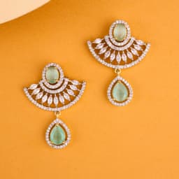 Turquoise Tide Floral Drop Earrings 1