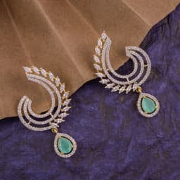 Sapphire Radiance Chandelier Earrings 1