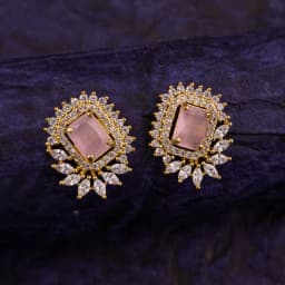Elegant Blush Blossom Studs 1