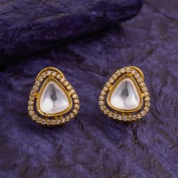 Majestic Triangle Kundan Studs 1