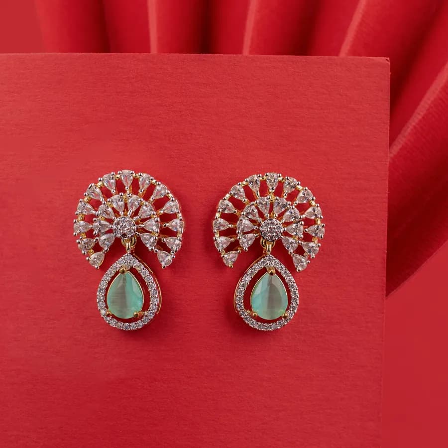 Celestial Cascade Coral Earrings