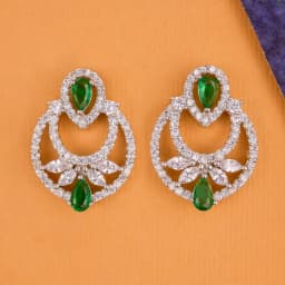 Emerald Elegance Earrings 1