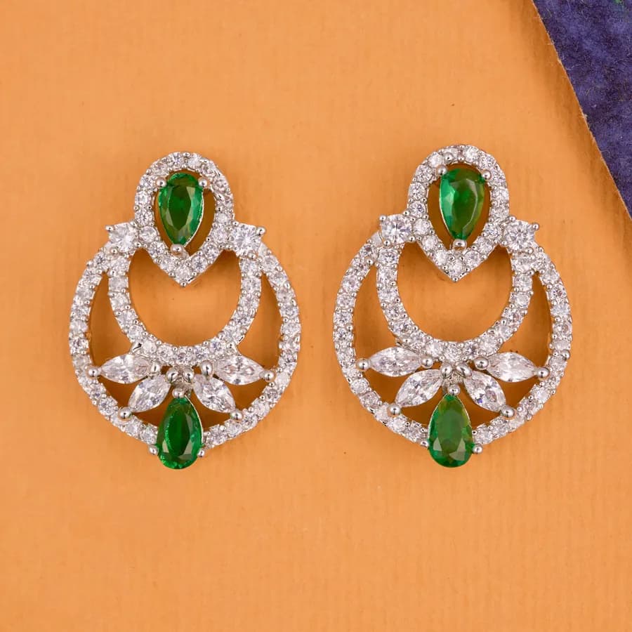 Emerald Elegance Earrings