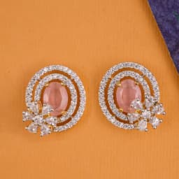 Radiant Fuchsia Gemstone Earrings 1