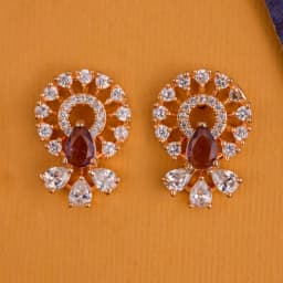 Lavender Radiance Gemstone Earrings 1