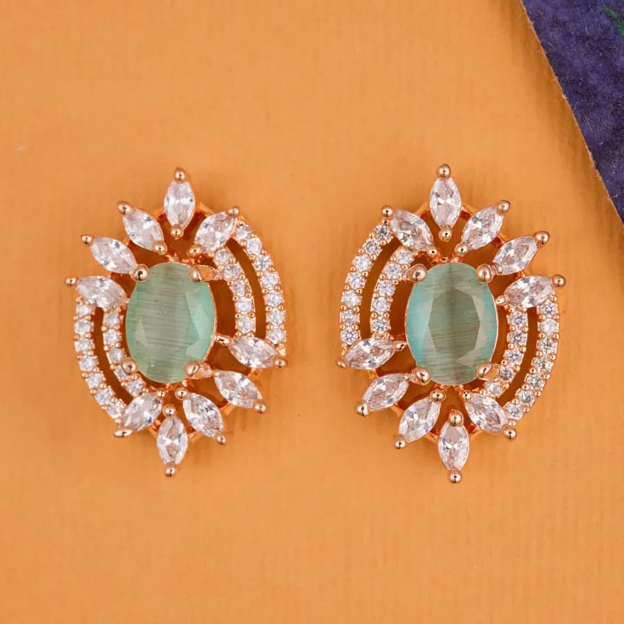 Cerulean Blossom Earrings