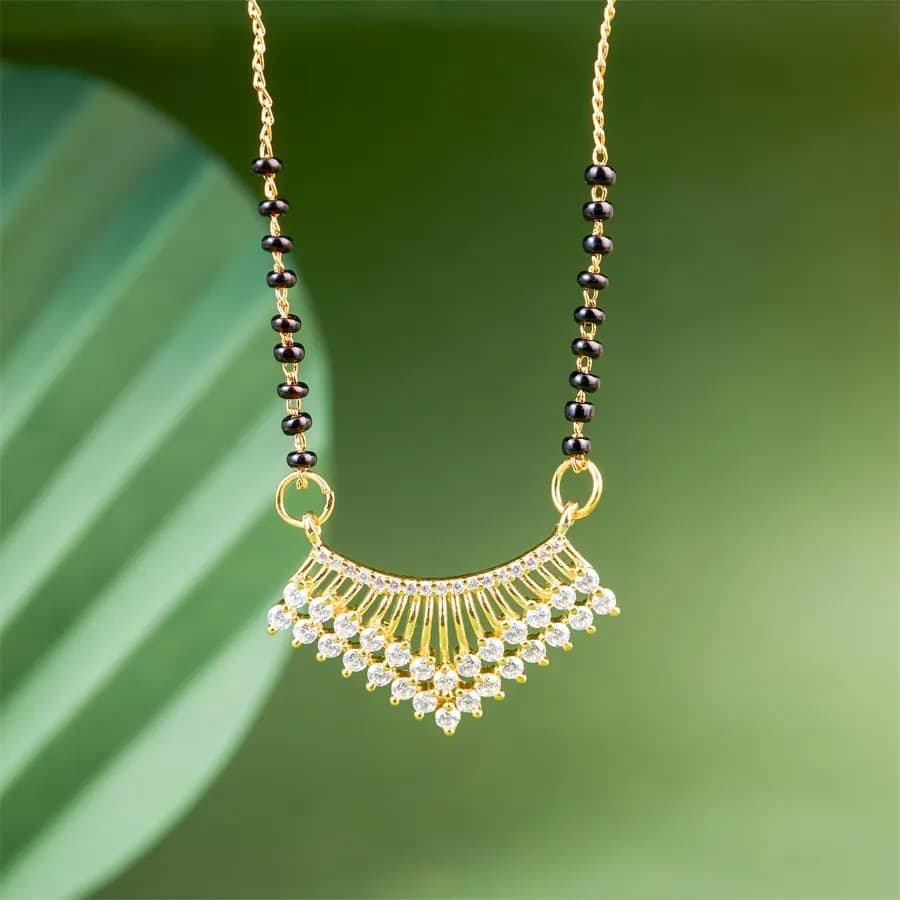 Radiant Gold Cascade Mangalsutra