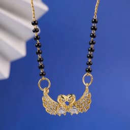 Elegant Heart-Shaped Swan Mangalsutra 1