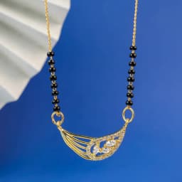 Elegantly Crafted Leaf Motif Mangalsutra 1