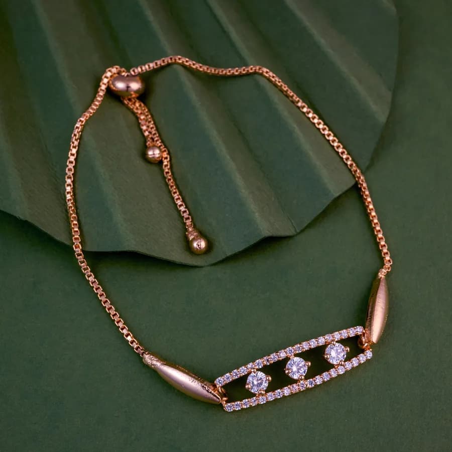 Chic Rose-Gold Adjustable Bracelet
