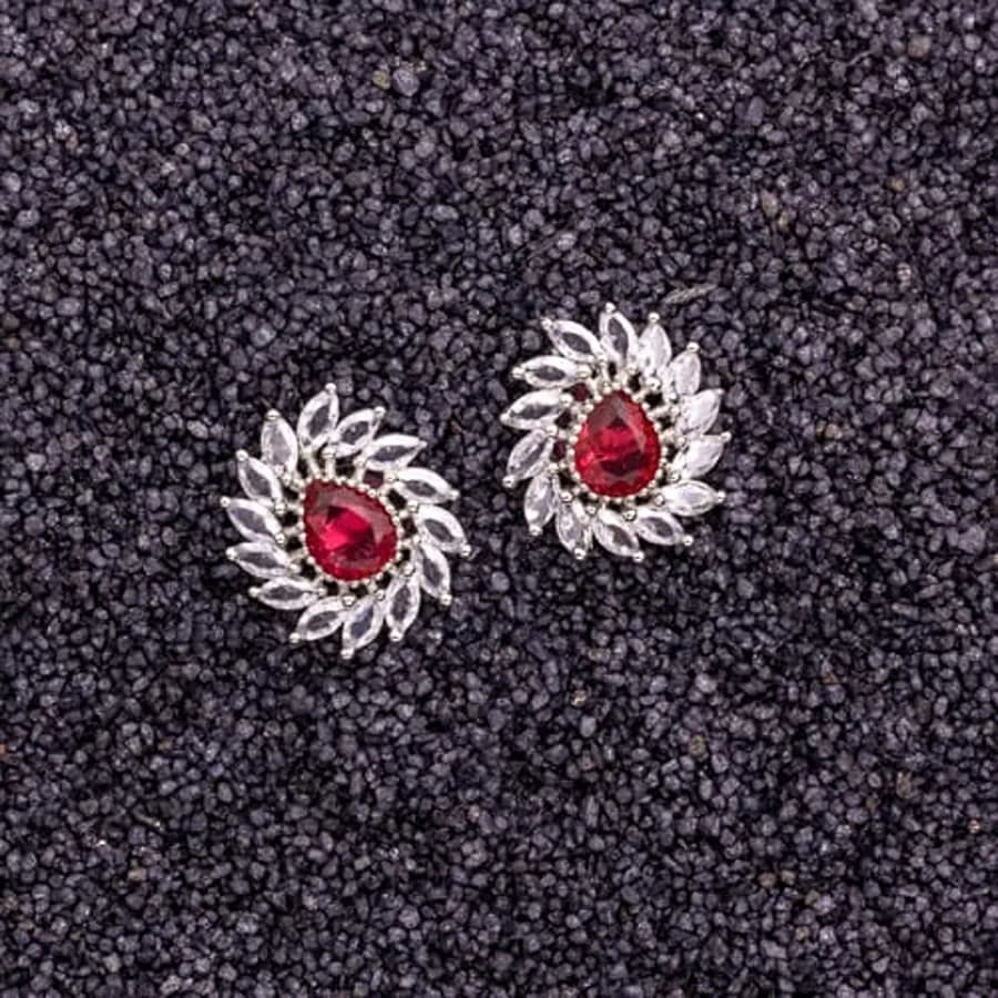 Ruby Radiance Earrings