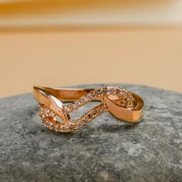 Timeless Rose Gold Infinity Ring 1