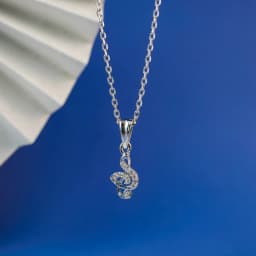 Elegant Silver Harmony Pendant Necklace 1