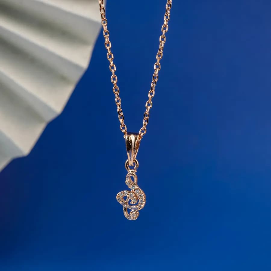 Elysian Rose Gold Serene Melody Pendant