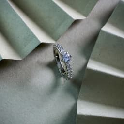 Chic Minimalist Solitaire Ring – Silver Tone 1